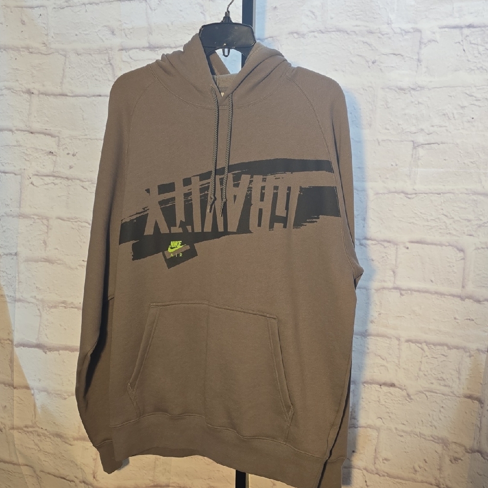 Nike Air Gravity Hoodie gray grey 2005 NWOT XXL Chartreuse Jordan XIV 14